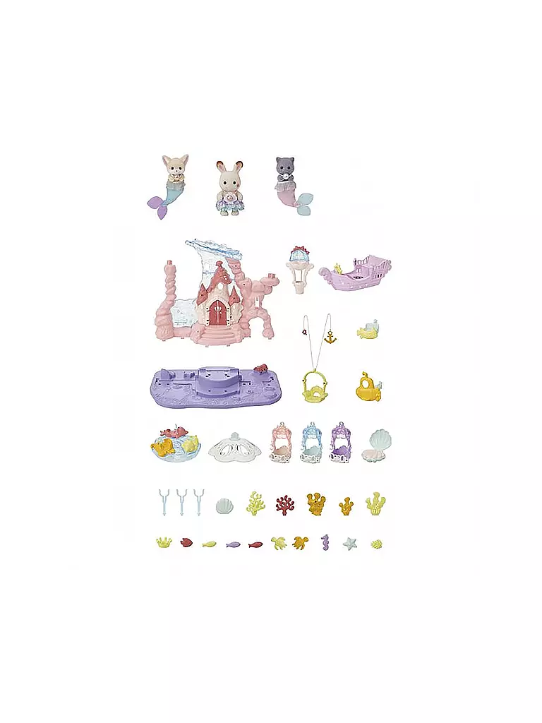 SYLVANIAN FAMILIES | Baby-Meerjungfrau-Schloss 5701 | keine Farbe