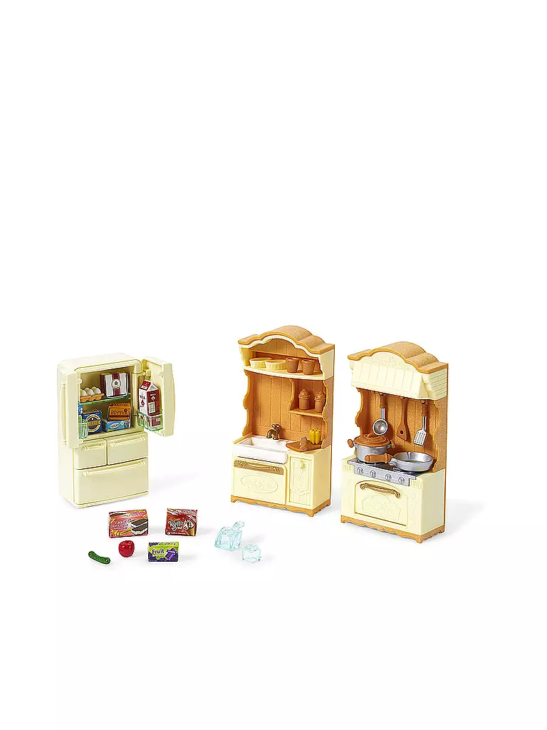 SYLVANIAN FAMILIES | Landhaus Küche mit Kühlschrank  | keine Farbe