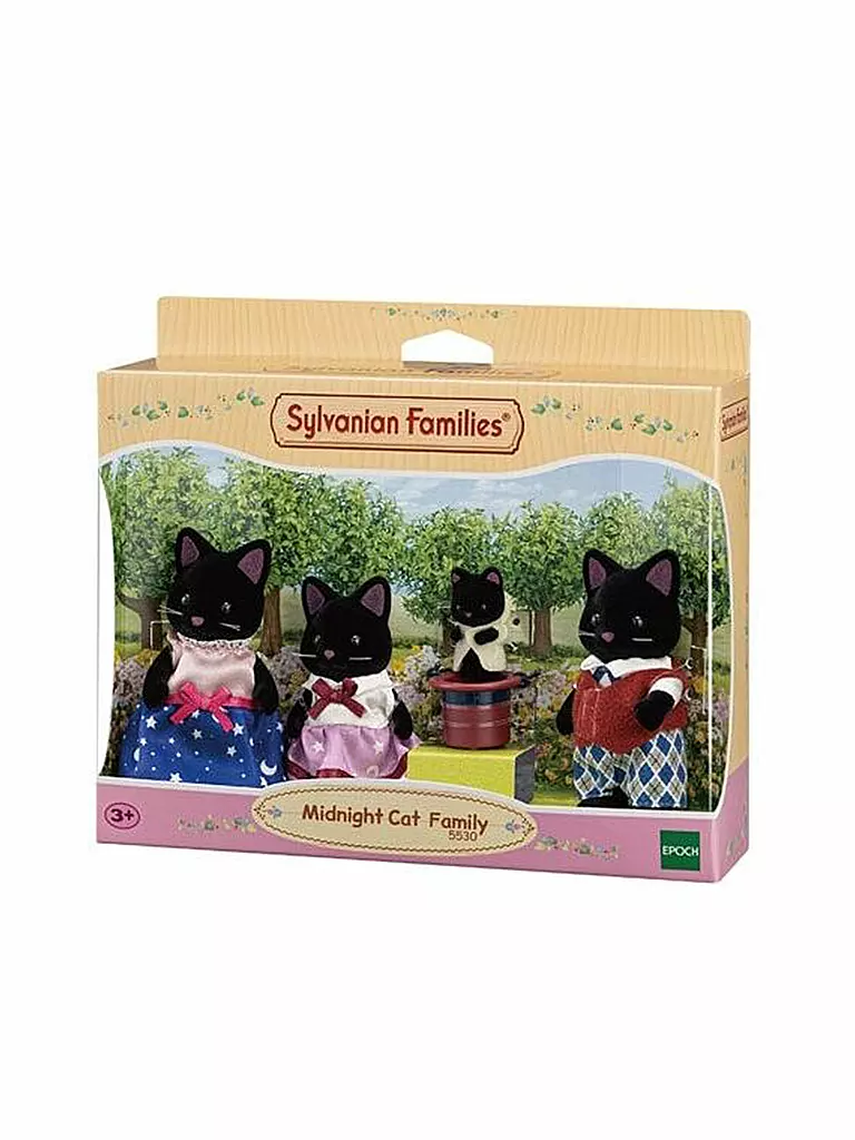 SYLVANIAN FAMILIES | Schwarze Katzenfamilie 5530 | keine Farbe