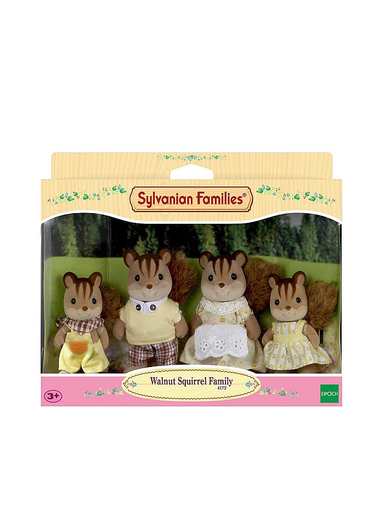 SYLVANIAN FAMILIES | Walnuss Eichhörnchen Familie Knacks 4172 | keine Farbe