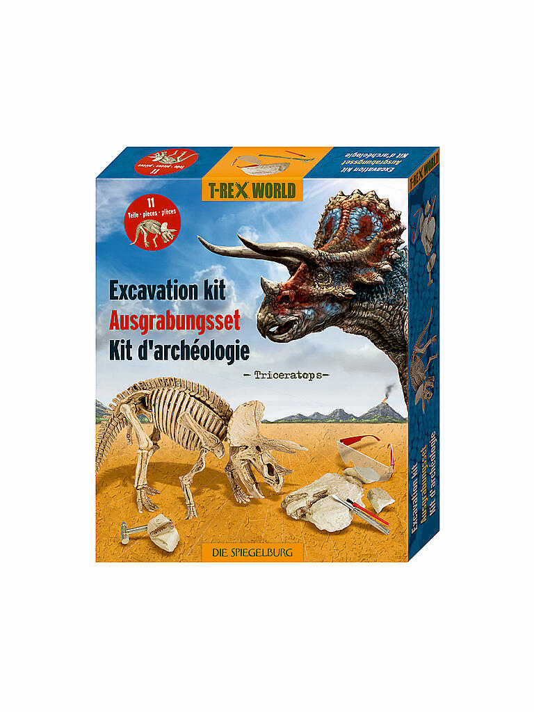 T-REX WORLD | Ausgrabungsset Triceratops T-Rex World | keine Farbe
