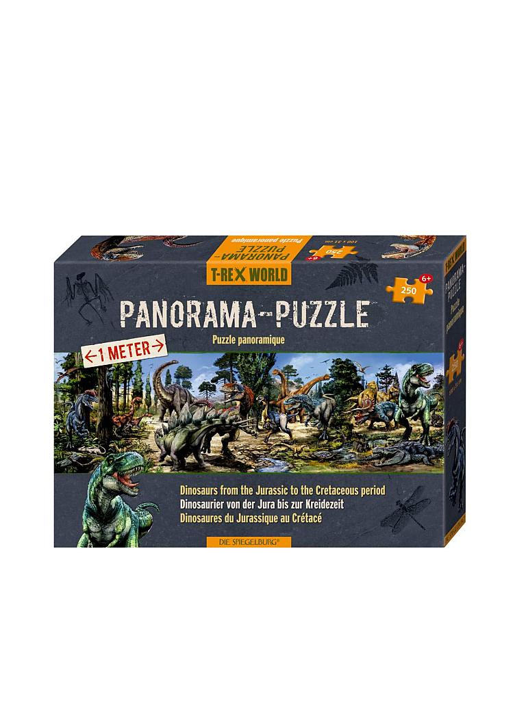 T-REX WORLD | Panoramapuzzle T-Rex World (250 Teile) | transparent
