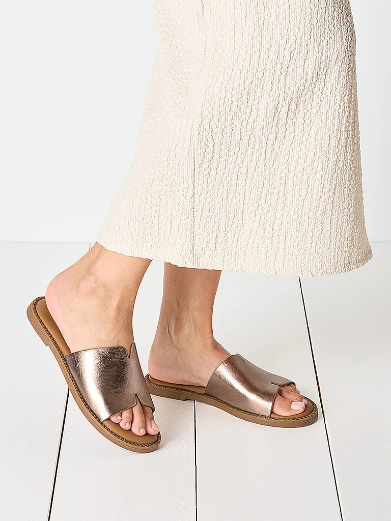 Tamaris Pantoletten  gold   40 damen 2