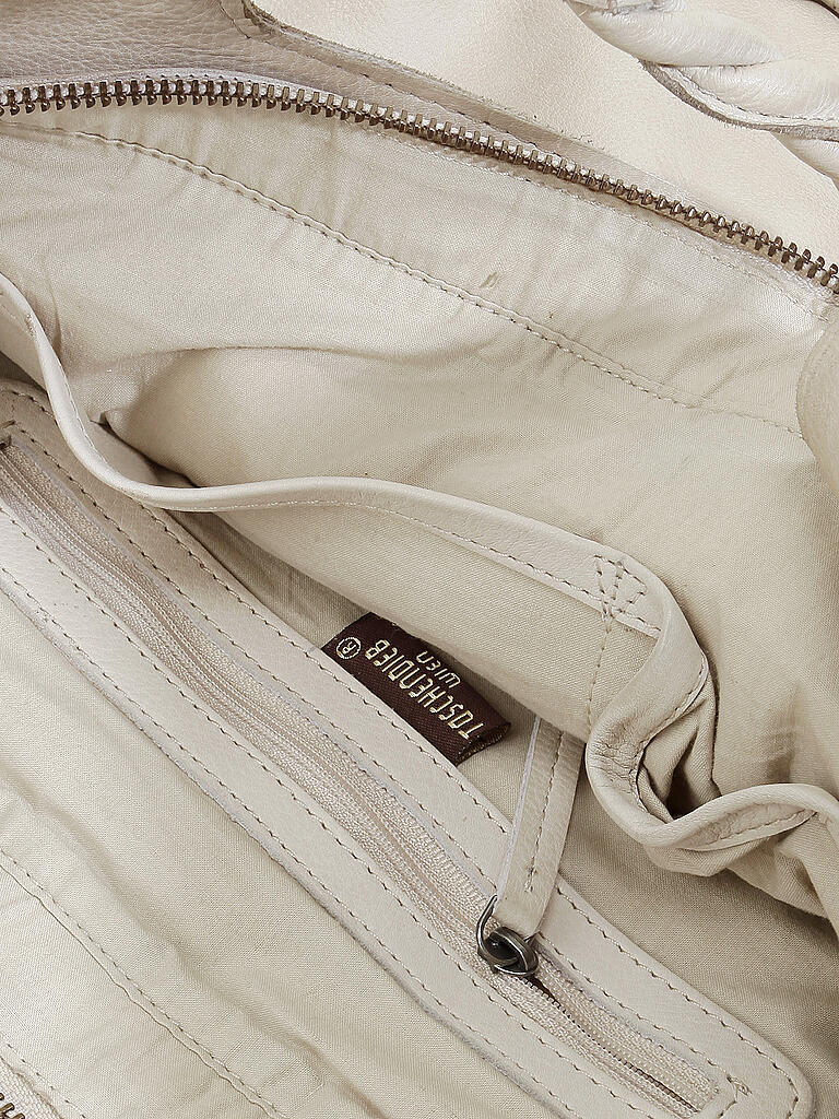 TASCHENDIEB | Ledertasche - Henkeltasche Hoher Markt 1 | weiß