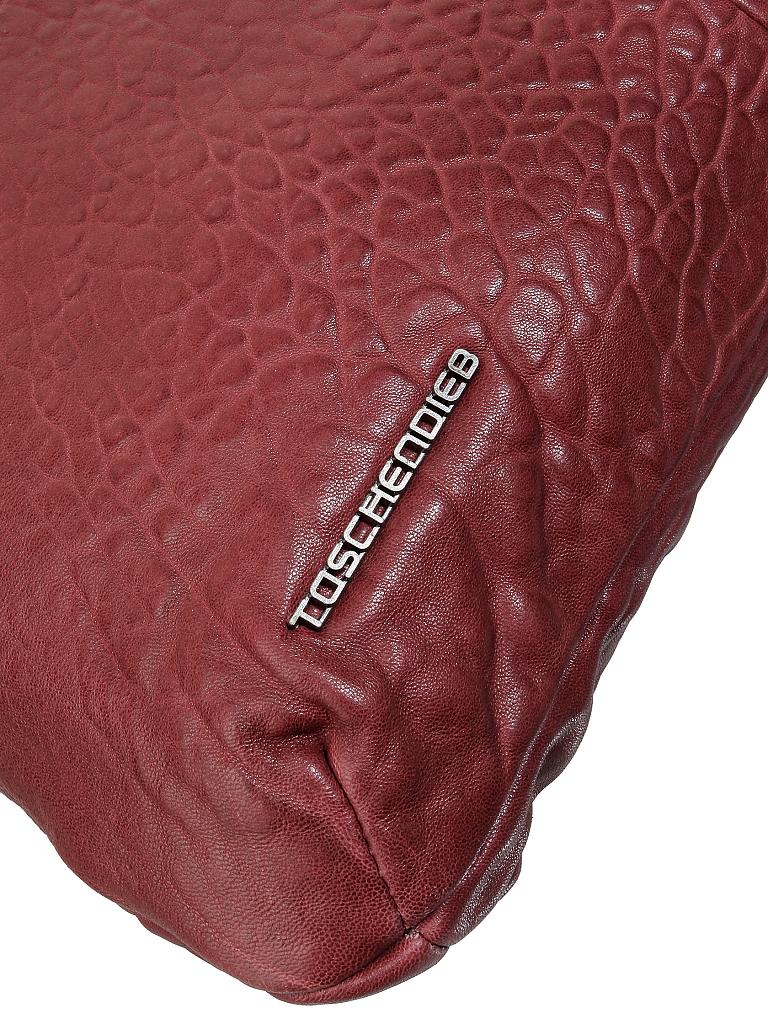TASCHENDIEB | Ledertasche - Shopper "Burgring" | rot