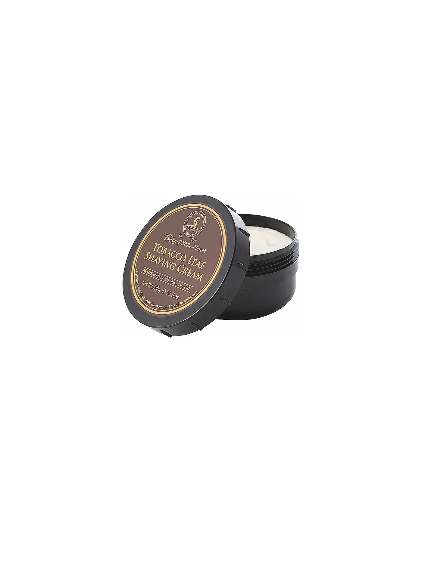 TAYLOR OF OLD BOND STREET | Shaving Cream TOBACCO LEAF, 150 g Bowl | keine Farbe
