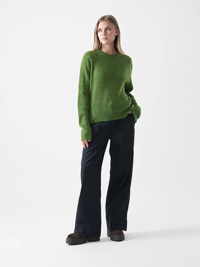 TELA | Pullover JILLY | dunkelgrün