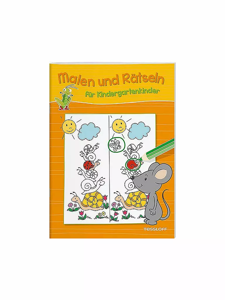 TESSLOFF VERLAG | Buch - Malen und Rätseln für Kindergartenkinder | keine Farbe