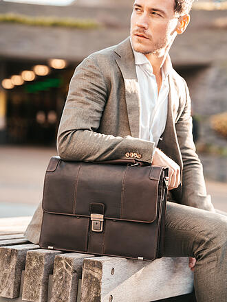 THE CHESTERFIELD BRAND | Ledertasche - Aktentasche STUTTGART 14"