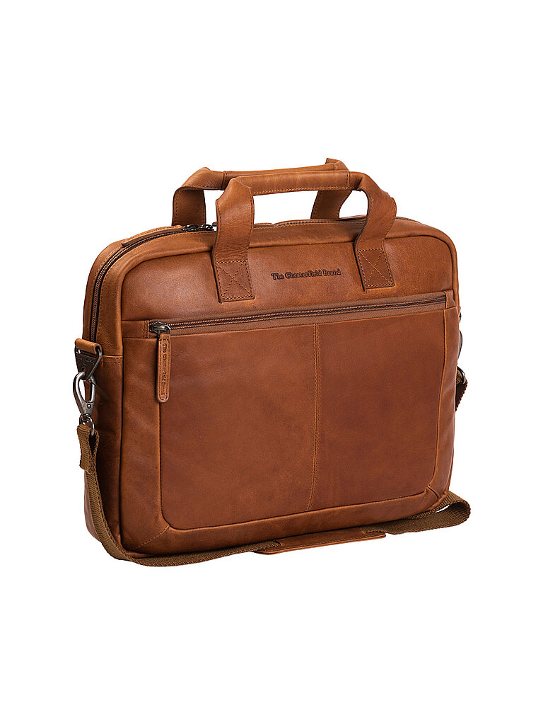 THE CHESTERFIELD BRAND Ledertasche - Laptoptasche CALVI camel