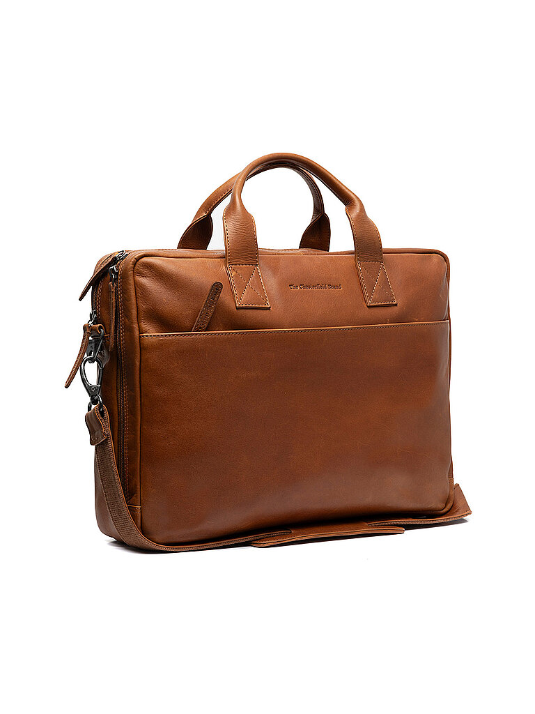 THE CHESTERFIELD BRAND Ledertasche - Laptoptasche FRAZER camel