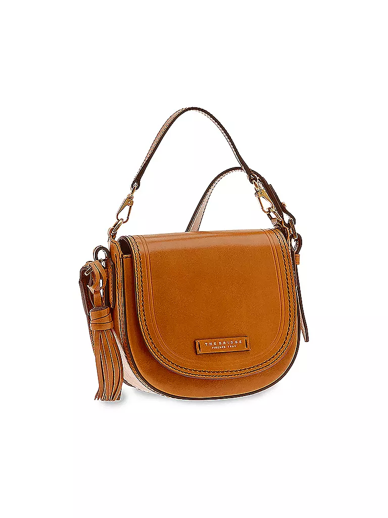 THE BRIDGE | Ledertasche - Mini Bag  PEARL DISTRICT | braun