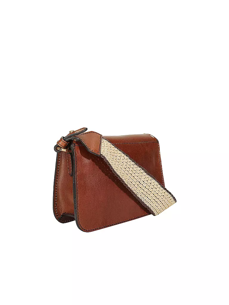THE BRIDGE | Ledertasche - Mini Bag LUCREZIA WOW  | braun