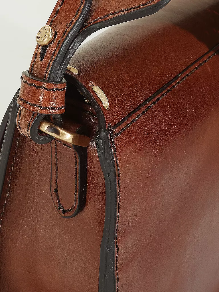 THE BRIDGE | Ledertasche - Mini Bag LUCREZIA WOW  | braun