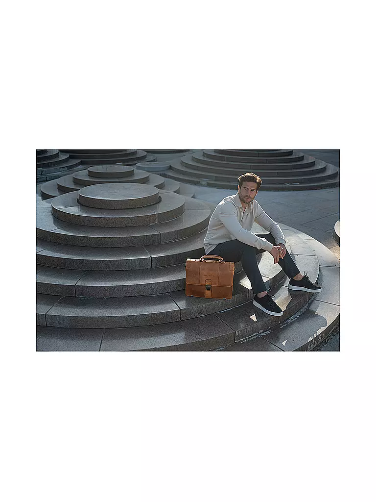 THE CHESTERFIELD BRAND | Ledertasche - Aktentasche STUTTGART 14" | Camel