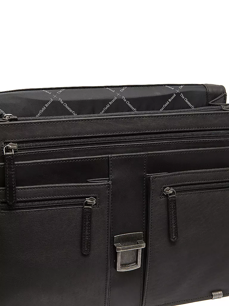 THE CHESTERFIELD BRAND | Ledertasche - Aktentasche STUTTGART 14" | Schwarz