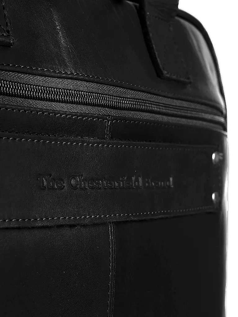 THE CHESTERFIELD BRAND | Ledertasche - Laptoptasche CALVI | Schwarz