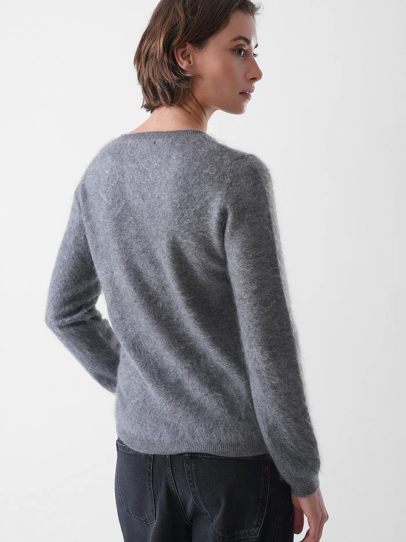 THE MERCER N.Y. | Kaschmirpullover  | hellgrau