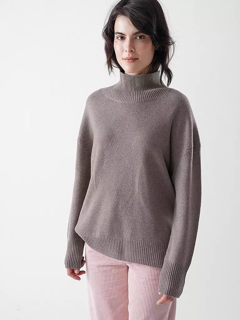 THE MERCER N.Y. | Kaschmirpullover Oversized Fit | dunkelrot