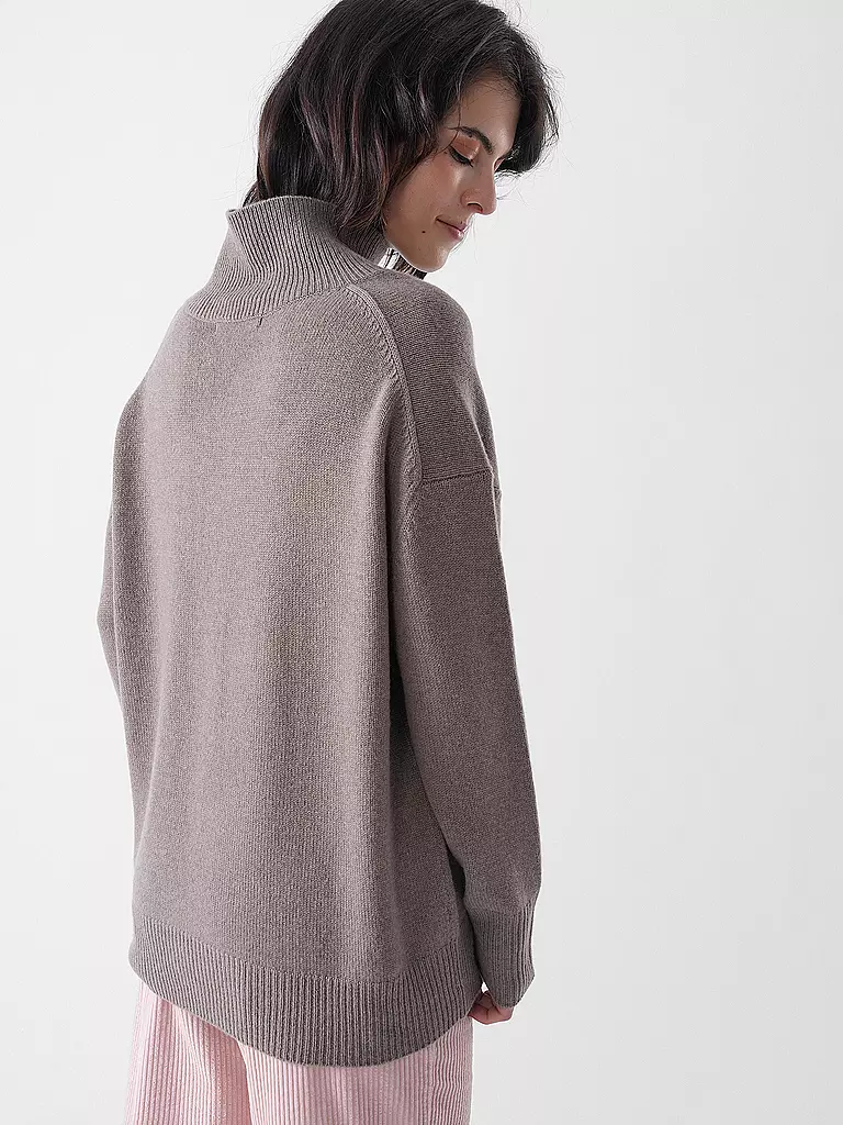 THE MERCER N.Y. | Kaschmirpullover Oversized Fit | dunkelrot