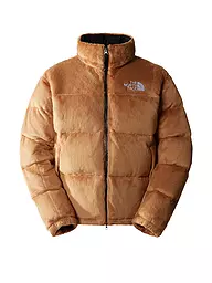 THE NORTH FACE | Daunensteppjacke in Felloptik NUPTSE | hellbraun