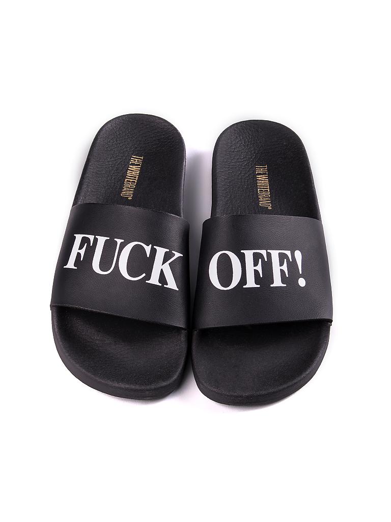 THE WHITE BRAND | Badeschuhe - Sandalen "Fuck Off" | 
