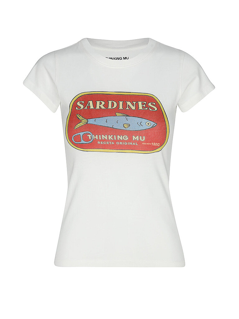 THINKING MU T-Shirt SARDINES MIRNA  weiss | XS