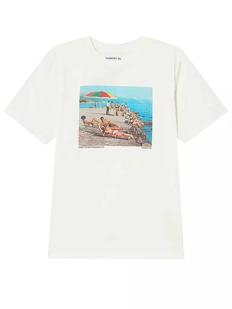 THINKING MU | T Shirt Med Beach | weiss