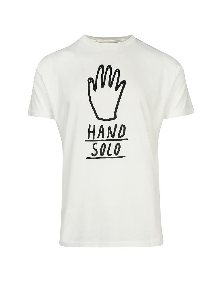 THINKING MU | T-Shirt "Hand Solo" | weiß