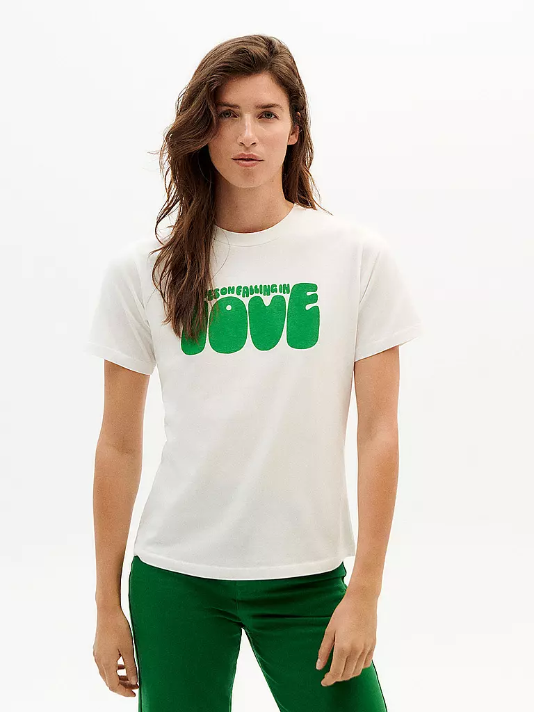 THINKING MU | T-Shirt JUNO YES LOVE | weiss