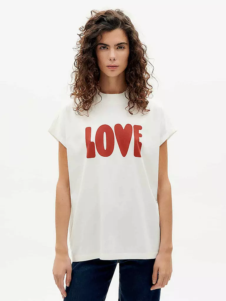 THINKING MU | T-Shirt LOVE VOLTA | weiss
