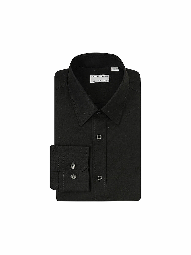 Hemd Slim Fit ADLEY C schwarz 39 herren