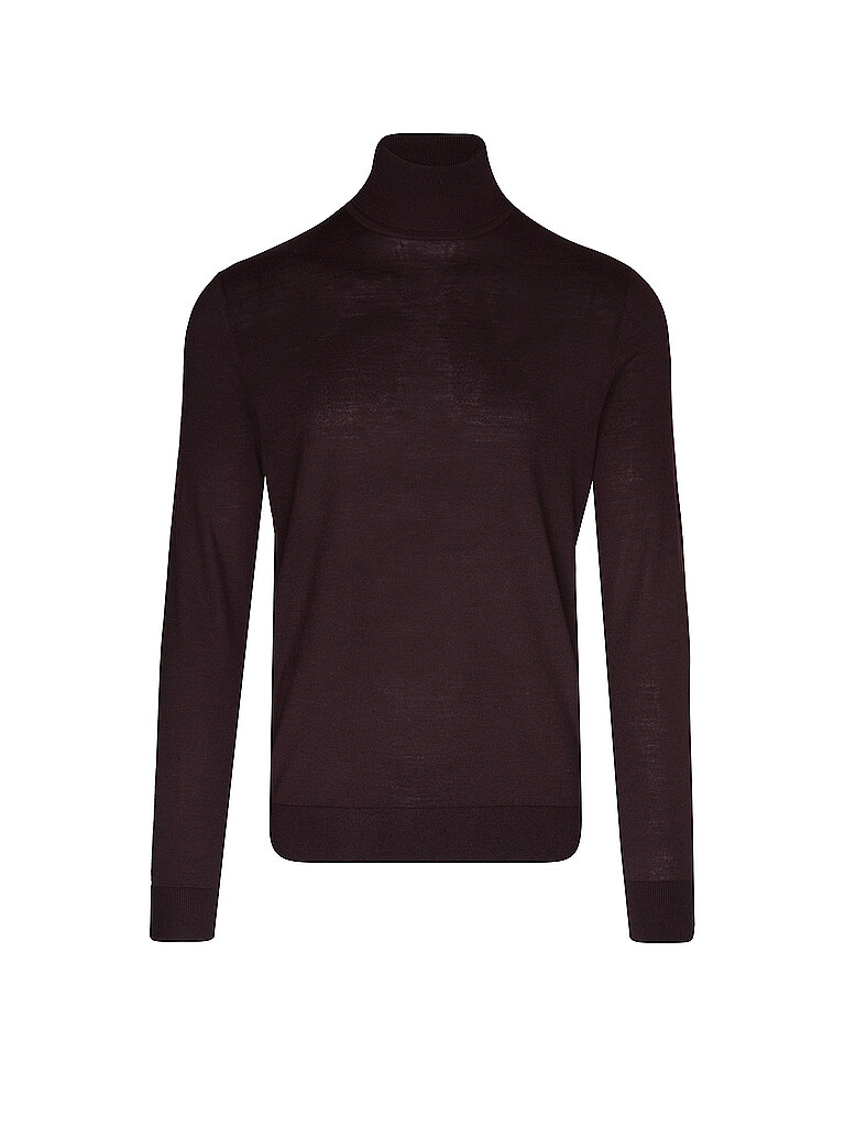 TIGER OF SWEDEN Rollkragenpullover  dunkelrot | XL