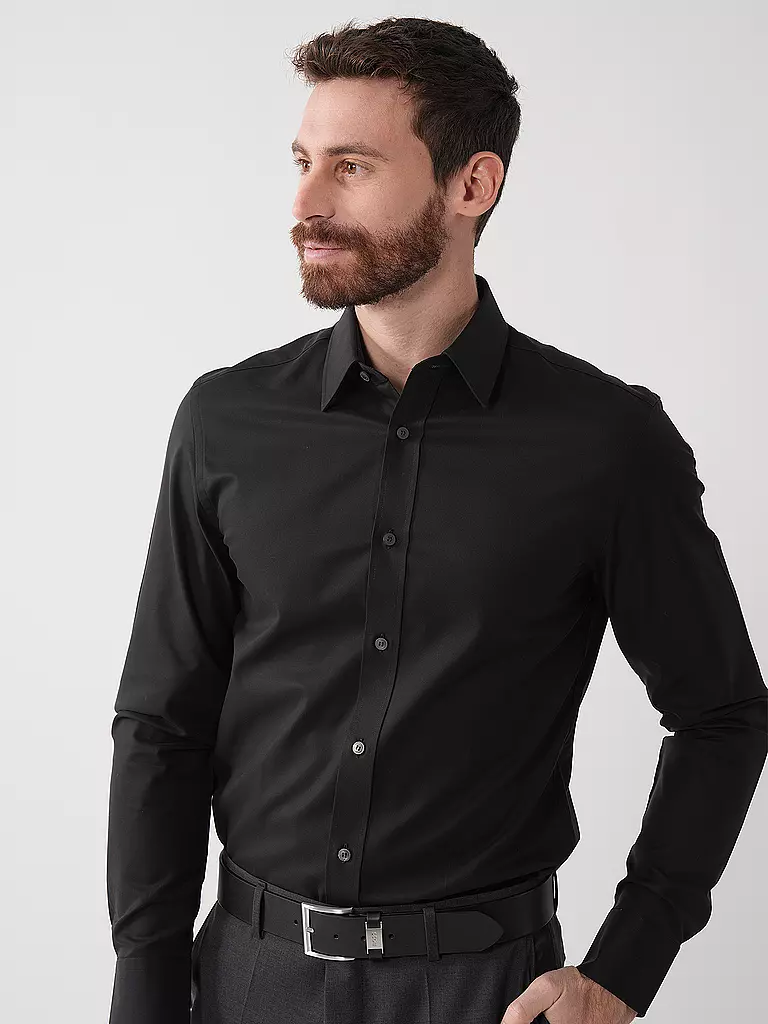 TIGER OF SWEDEN | Hemd Slim Fit ADLEY C | schwarz