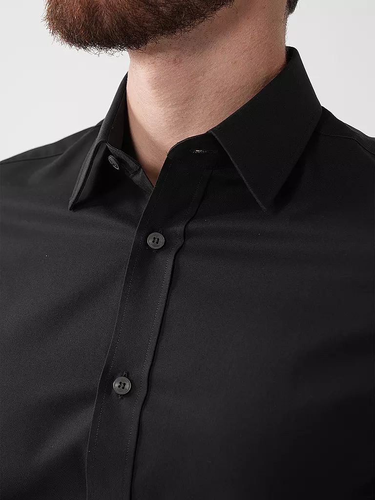 TIGER OF SWEDEN | Hemd Slim Fit ADLEY C | schwarz