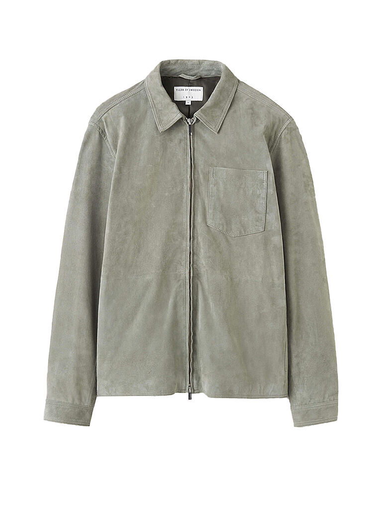 TIGER OF SWEDEN | Lederjacke  | grün