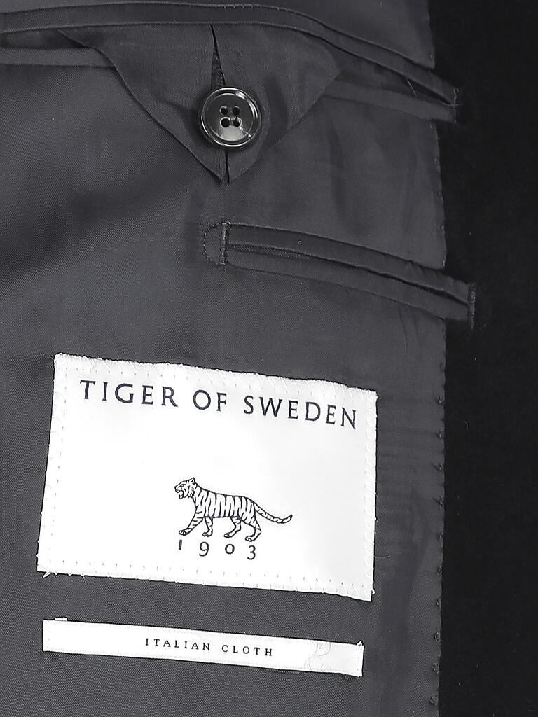 TIGER OF SWEDEN | Samtsakko Jamonte | schwarz