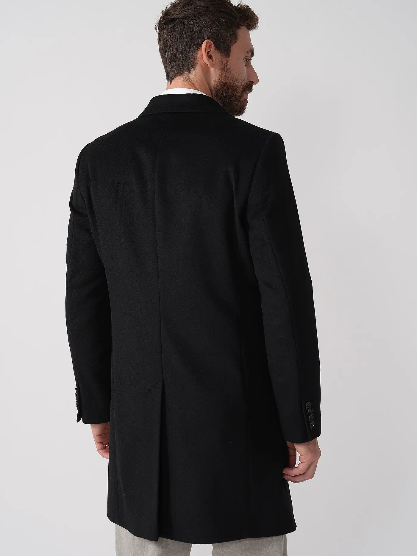TIGER OF SWEDEN | Wollmantel FINNAN | schwarz