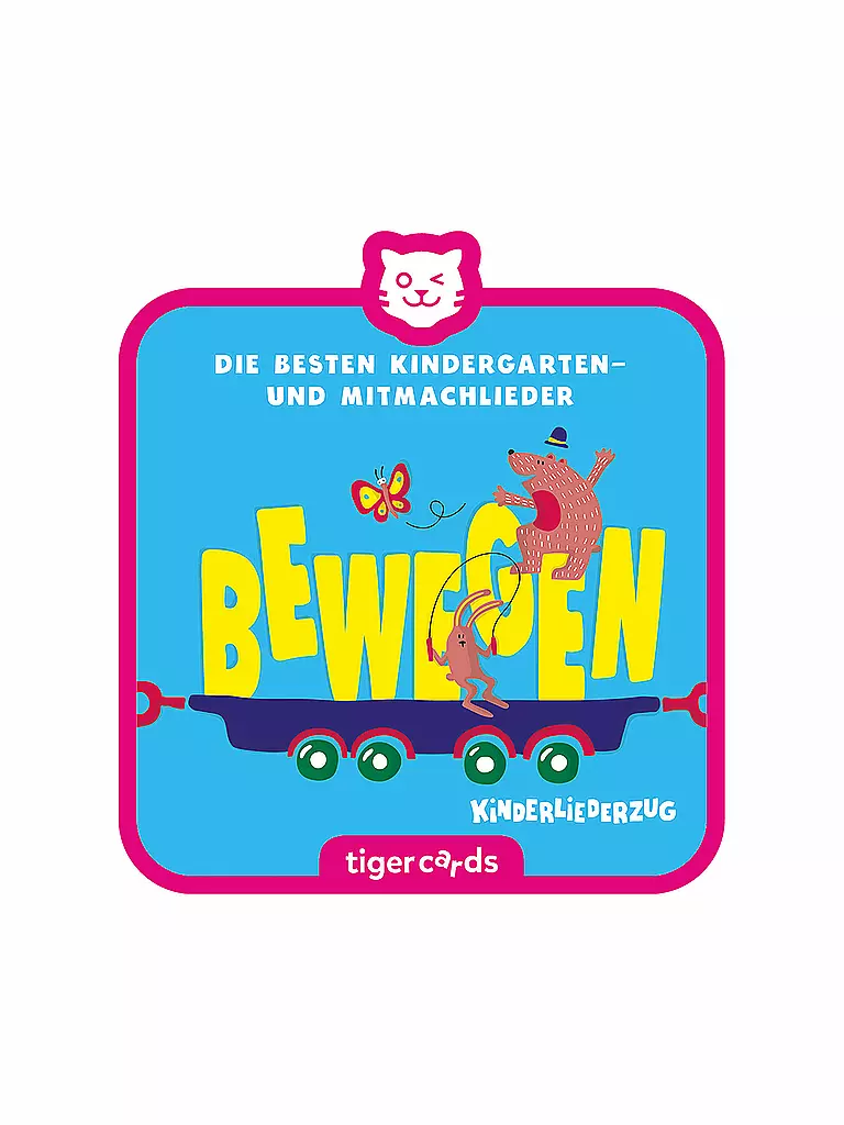 TIGERBOX | Tigercard - Die  besten Kindergarten-  und Mitmachlieder – Bewegen  4158 | keine Farbe