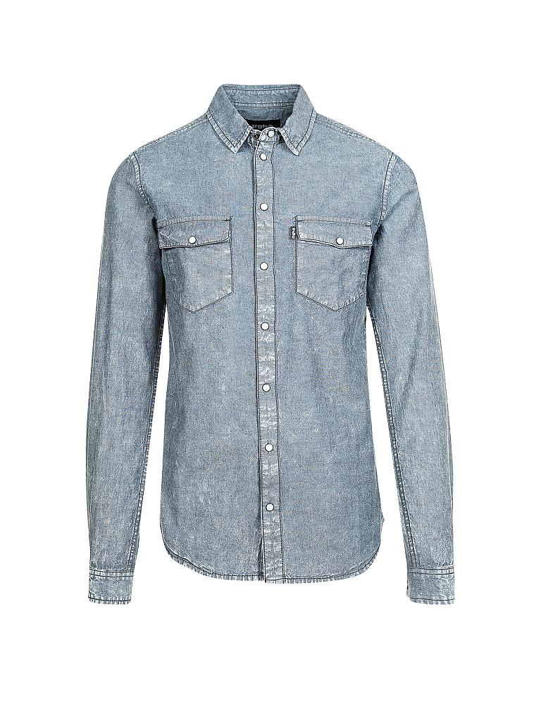 TIGHA | Jeanshemd "Paule" | blau
