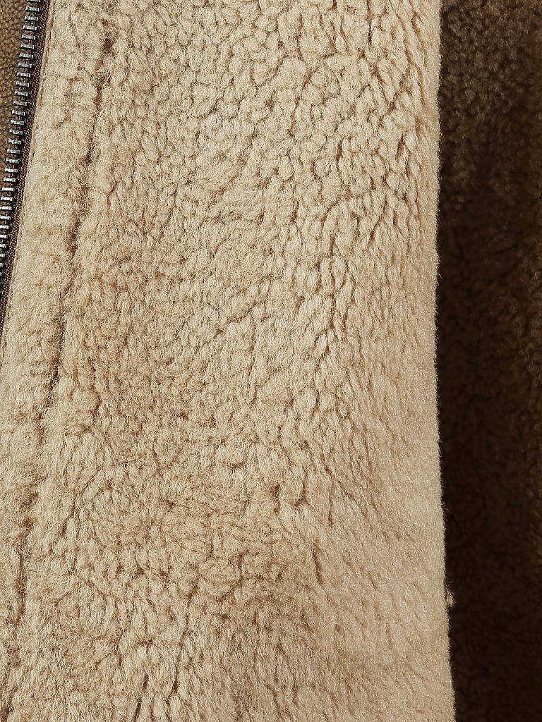 TIGHA | Lammfelljacke "Homer" | braun