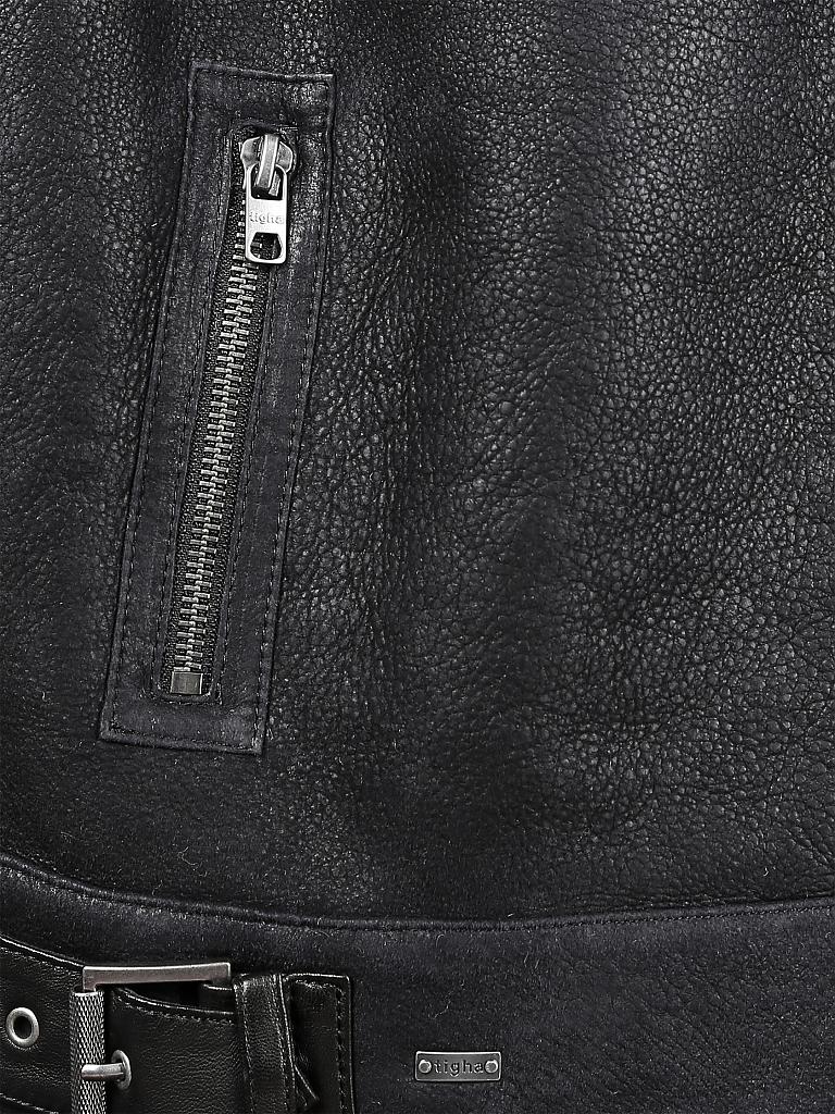 TIGHA | Lederjacke "Catlyn" | schwarz