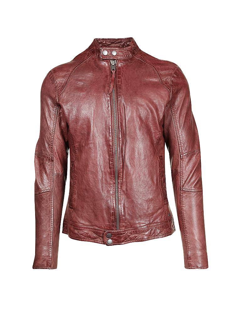 TIGHA | Lederjacke "Dex" | rot