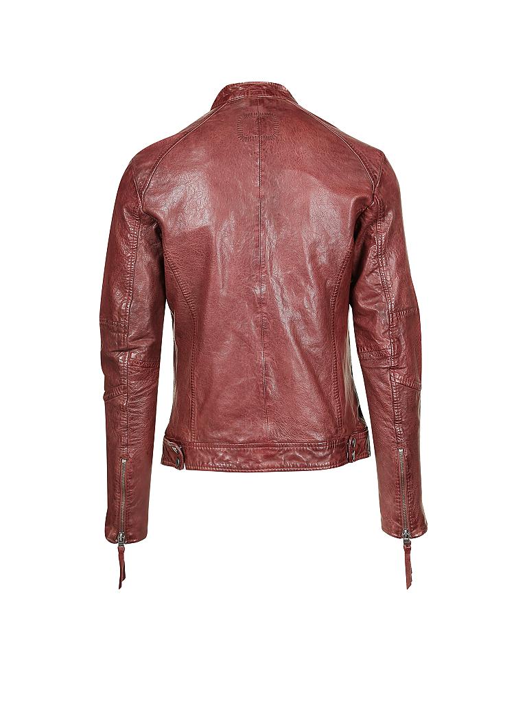 TIGHA | Lederjacke "Dex" | rot