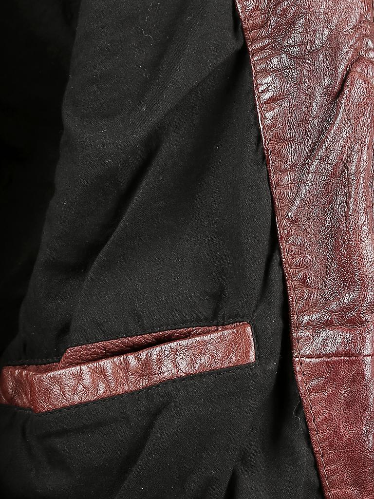 TIGHA | Lederjacke "Dex" | rot