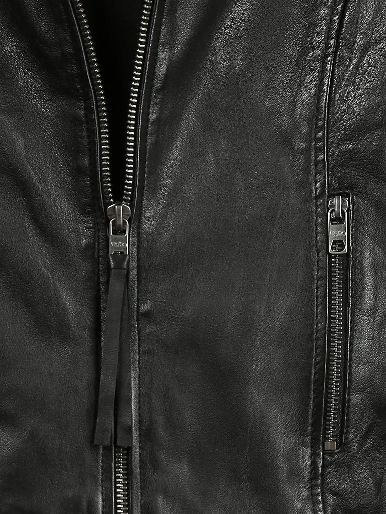 TIGHA | Lederjacke "Ilva" | schwarz