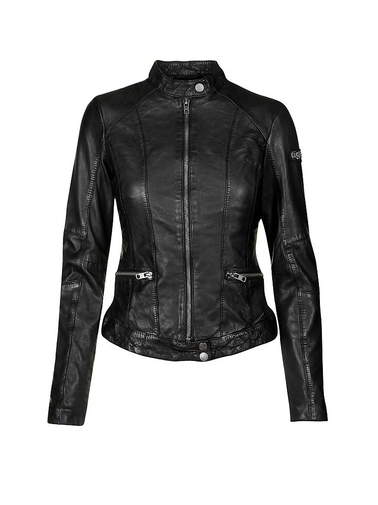 TIGHA | Lederjacke "Lionella" | schwarz