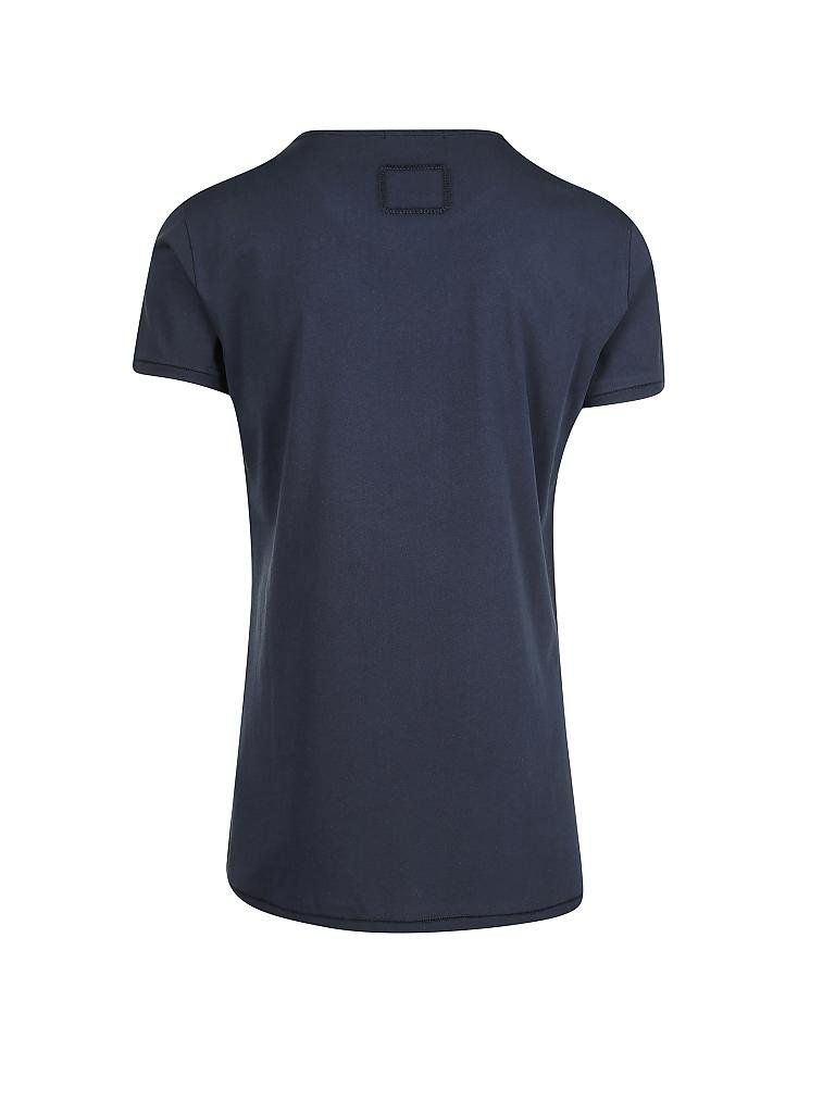 TIGHA | T Shirt Regular Fit " Wren " | blau