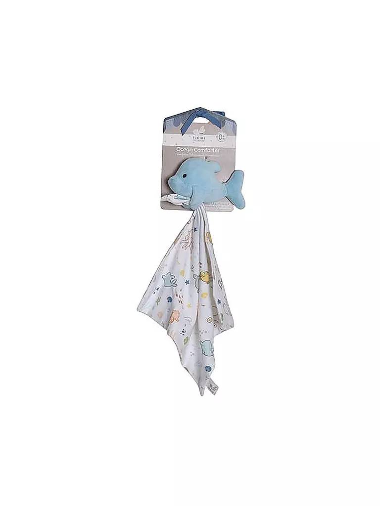 TIKIRI | Schmusetuch Delphin | blau