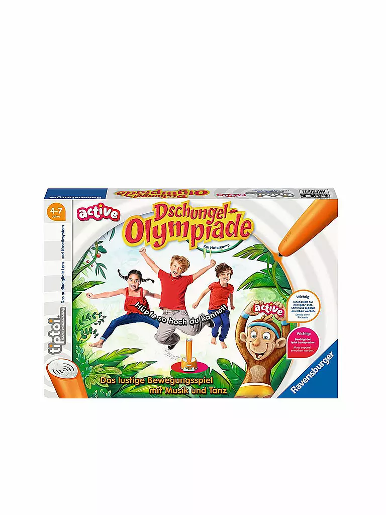 TIPTOI | ACTIVE Spiel 00075, Dschungel-Olympiade | keine Farbe